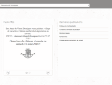 Tablet Screenshot of desaignes.fr